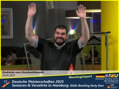 Foto des Albums: Fotoalbum 1 von den Deutschen Meisterschaften 2025 der Seniorinnen, Senioren & Versehrte in Hamburg, Gilde Bowling forty four