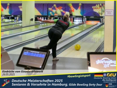 Foto des Albums: Fotoalbum 1 von den Deutschen Meisterschaften 2025 der Seniorinnen, Senioren & Versehrte in Hamburg, Gilde Bowling forty four
