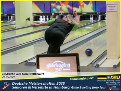 Foto des Albums: Fotoalbum 1 von den Deutschen Meisterschaften 2025 der Seniorinnen, Senioren & Versehrte in Hamburg, Gilde Bowling forty four