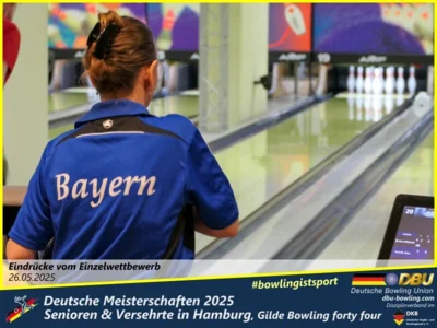 Foto des Albums: Fotoalbum 1 von den Deutschen Meisterschaften 2025 der Seniorinnen, Senioren & Versehrte in Hamburg, Gilde Bowling forty four