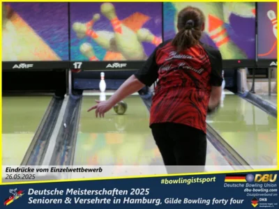 Foto des Albums: Fotoalbum 1 von den Deutschen Meisterschaften 2025 der Seniorinnen, Senioren & Versehrte in Hamburg, Gilde Bowling forty four