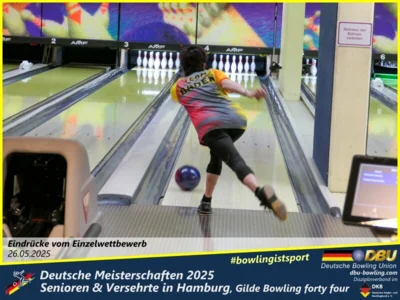 Foto des Albums: Fotoalbum 1 von den Deutschen Meisterschaften 2025 der Seniorinnen, Senioren & Versehrte in Hamburg, Gilde Bowling forty four