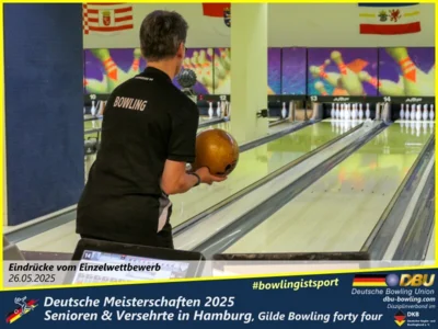 Foto des Albums: Fotoalbum 1 von den Deutschen Meisterschaften 2025 der Seniorinnen, Senioren & Versehrte in Hamburg, Gilde Bowling forty four