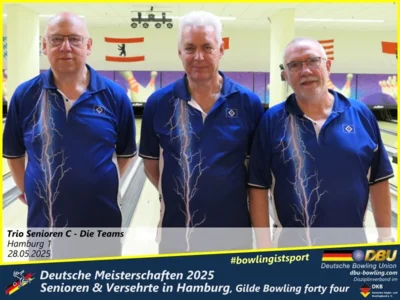 Foto des Albums: Fotoalbum 3 von den Deutschen Meisterschaften 2025 der Seniorinnen, Senioren & Versehrte in Hamburg, Gilde Bowling forty four