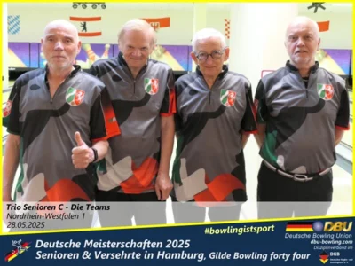 Foto des Albums: Fotoalbum 3 von den Deutschen Meisterschaften 2025 der Seniorinnen, Senioren & Versehrte in Hamburg, Gilde Bowling forty four