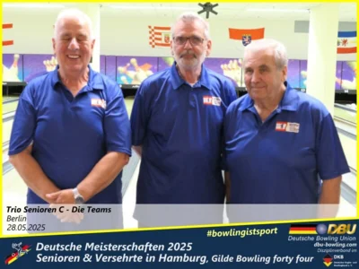 Foto des Albums: Fotoalbum 3 von den Deutschen Meisterschaften 2025 der Seniorinnen, Senioren & Versehrte in Hamburg, Gilde Bowling forty four