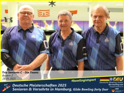 Foto des Albums: Fotoalbum 3 von den Deutschen Meisterschaften 2025 der Seniorinnen, Senioren & Versehrte in Hamburg, Gilde Bowling forty four