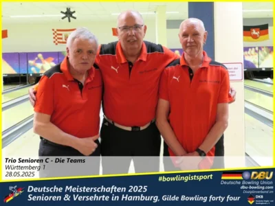 Foto des Albums: Fotoalbum 3 von den Deutschen Meisterschaften 2025 der Seniorinnen, Senioren & Versehrte in Hamburg, Gilde Bowling forty four