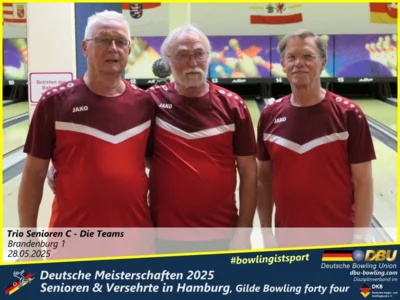 Foto des Albums: Fotoalbum 3 von den Deutschen Meisterschaften 2025 der Seniorinnen, Senioren & Versehrte in Hamburg, Gilde Bowling forty four