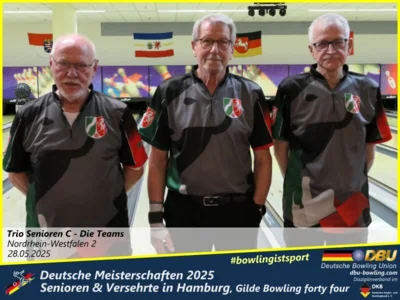 Foto des Albums: Fotoalbum 3 von den Deutschen Meisterschaften 2025 der Seniorinnen, Senioren & Versehrte in Hamburg, Gilde Bowling forty four