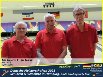 Foto des Albums: Fotoalbum 3 von den Deutschen Meisterschaften 2025 der Seniorinnen, Senioren & Versehrte in Hamburg, Gilde Bowling forty four