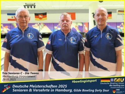 Foto des Albums: Fotoalbum 3 von den Deutschen Meisterschaften 2025 der Seniorinnen, Senioren & Versehrte in Hamburg, Gilde Bowling forty four