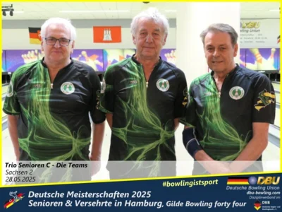 Foto des Albums: Fotoalbum 3 von den Deutschen Meisterschaften 2025 der Seniorinnen, Senioren & Versehrte in Hamburg, Gilde Bowling forty four