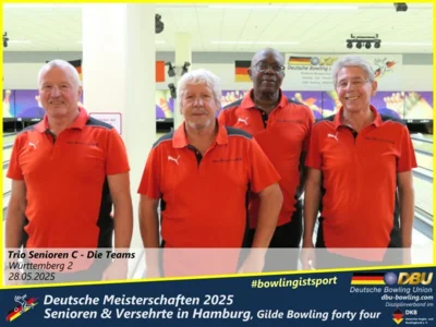 Foto des Albums: Fotoalbum 3 von den Deutschen Meisterschaften 2025 der Seniorinnen, Senioren & Versehrte in Hamburg, Gilde Bowling forty four