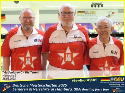 Foto des Albums: Fotoalbum 3 von den Deutschen Meisterschaften 2025 der Seniorinnen, Senioren & Versehrte in Hamburg, Gilde Bowling forty four