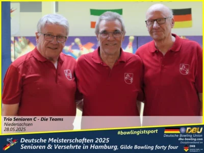 Foto des Albums: Fotoalbum 3 von den Deutschen Meisterschaften 2025 der Seniorinnen, Senioren & Versehrte in Hamburg, Gilde Bowling forty four