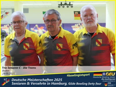 Foto des Albums: Fotoalbum 3 von den Deutschen Meisterschaften 2025 der Seniorinnen, Senioren & Versehrte in Hamburg, Gilde Bowling forty four