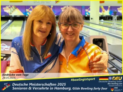 Foto des Albums: Fotoalbum 3 von den Deutschen Meisterschaften 2025 der Seniorinnen, Senioren & Versehrte in Hamburg, Gilde Bowling forty four