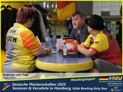 Foto des Albums: Fotoalbum 3 von den Deutschen Meisterschaften 2025 der Seniorinnen, Senioren & Versehrte in Hamburg, Gilde Bowling forty four