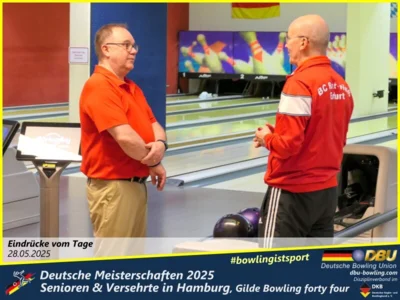 Foto des Albums: Fotoalbum 3 von den Deutschen Meisterschaften 2025 der Seniorinnen, Senioren & Versehrte in Hamburg, Gilde Bowling forty four