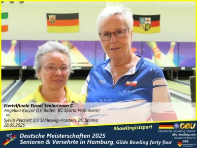 Foto des Albums: Fotoalbum 3 von den Deutschen Meisterschaften 2025 der Seniorinnen, Senioren & Versehrte in Hamburg, Gilde Bowling forty four
