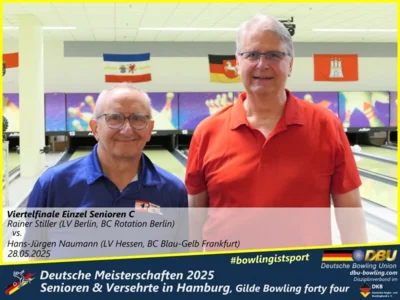 Foto des Albums: Fotoalbum 3 von den Deutschen Meisterschaften 2025 der Seniorinnen, Senioren & Versehrte in Hamburg, Gilde Bowling forty four