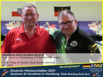 Foto des Albums: Fotoalbum 3 von den Deutschen Meisterschaften 2025 der Seniorinnen, Senioren & Versehrte in Hamburg, Gilde Bowling forty four