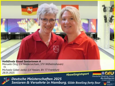 Foto des Albums: Fotoalbum 3 von den Deutschen Meisterschaften 2025 der Seniorinnen, Senioren & Versehrte in Hamburg, Gilde Bowling forty four