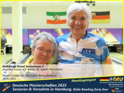 Foto des Albums: Fotoalbum 3 von den Deutschen Meisterschaften 2025 der Seniorinnen, Senioren & Versehrte in Hamburg, Gilde Bowling forty four