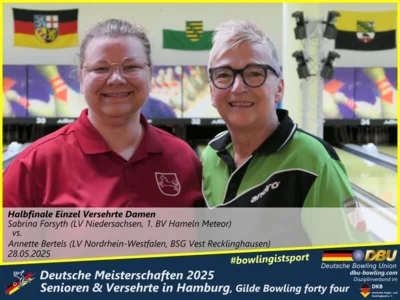 Foto des Albums: Fotoalbum 3 von den Deutschen Meisterschaften 2025 der Seniorinnen, Senioren & Versehrte in Hamburg, Gilde Bowling forty four