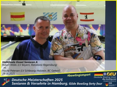 Foto des Albums: Fotoalbum 3 von den Deutschen Meisterschaften 2025 der Seniorinnen, Senioren & Versehrte in Hamburg, Gilde Bowling forty four