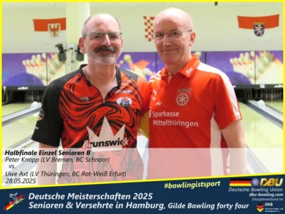 Foto des Albums: Fotoalbum 3 von den Deutschen Meisterschaften 2025 der Seniorinnen, Senioren & Versehrte in Hamburg, Gilde Bowling forty four
