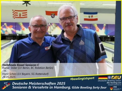 Foto des Albums: Fotoalbum 3 von den Deutschen Meisterschaften 2025 der Seniorinnen, Senioren & Versehrte in Hamburg, Gilde Bowling forty four