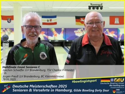 Foto des Albums: Fotoalbum 3 von den Deutschen Meisterschaften 2025 der Seniorinnen, Senioren & Versehrte in Hamburg, Gilde Bowling forty four