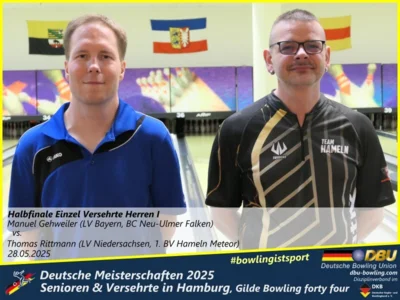 Foto des Albums: Fotoalbum 3 von den Deutschen Meisterschaften 2025 der Seniorinnen, Senioren & Versehrte in Hamburg, Gilde Bowling forty four