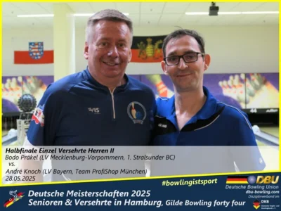 Foto des Albums: Fotoalbum 3 von den Deutschen Meisterschaften 2025 der Seniorinnen, Senioren & Versehrte in Hamburg, Gilde Bowling forty four