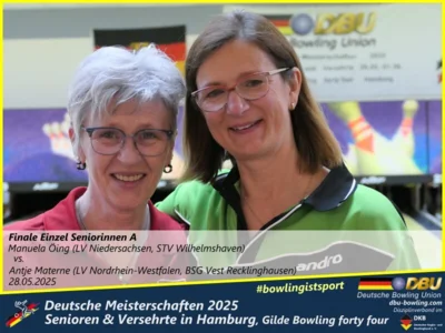 Foto des Albums: Fotoalbum 3 von den Deutschen Meisterschaften 2025 der Seniorinnen, Senioren & Versehrte in Hamburg, Gilde Bowling forty four