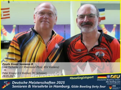 Foto des Albums: Fotoalbum 3 von den Deutschen Meisterschaften 2025 der Seniorinnen, Senioren & Versehrte in Hamburg, Gilde Bowling forty four