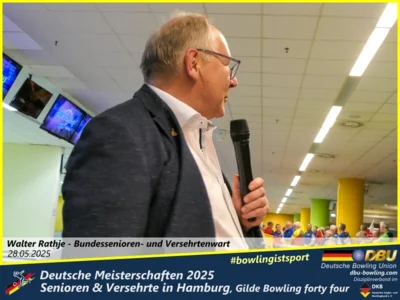 Foto des Albums: Fotoalbum 3 von den Deutschen Meisterschaften 2025 der Seniorinnen, Senioren & Versehrte in Hamburg, Gilde Bowling forty four