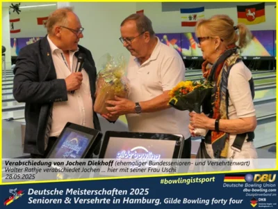 Foto des Albums: Fotoalbum 3 von den Deutschen Meisterschaften 2025 der Seniorinnen, Senioren & Versehrte in Hamburg, Gilde Bowling forty four