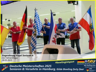 Foto des Albums: Fotoalbum 3 von den Deutschen Meisterschaften 2025 der Seniorinnen, Senioren & Versehrte in Hamburg, Gilde Bowling forty four