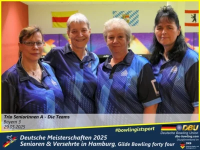 Foto des Albums: Fotoalbum 4 von den Deutschen Meisterschaften 2025 der Seniorinnen, Senioren & Versehrte in Hamburg, Gilde Bowling forty four