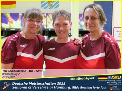 Foto des Albums: Fotoalbum 4 von den Deutschen Meisterschaften 2025 der Seniorinnen, Senioren & Versehrte in Hamburg, Gilde Bowling forty four