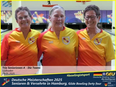 Foto des Albums: Fotoalbum 4 von den Deutschen Meisterschaften 2025 der Seniorinnen, Senioren & Versehrte in Hamburg, Gilde Bowling forty four