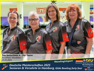 Foto des Albums: Fotoalbum 4 von den Deutschen Meisterschaften 2025 der Seniorinnen, Senioren & Versehrte in Hamburg, Gilde Bowling forty four