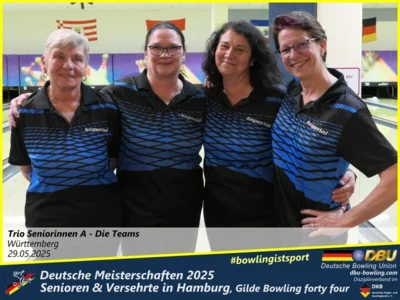 Foto des Albums: Fotoalbum 4 von den Deutschen Meisterschaften 2025 der Seniorinnen, Senioren & Versehrte in Hamburg, Gilde Bowling forty four