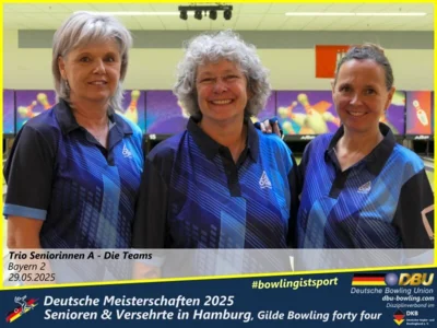 Foto des Albums: Fotoalbum 4 von den Deutschen Meisterschaften 2025 der Seniorinnen, Senioren & Versehrte in Hamburg, Gilde Bowling forty four