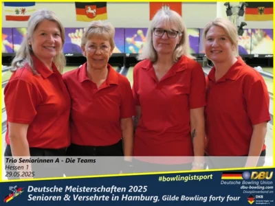 Foto des Albums: Fotoalbum 4 von den Deutschen Meisterschaften 2025 der Seniorinnen, Senioren & Versehrte in Hamburg, Gilde Bowling forty four