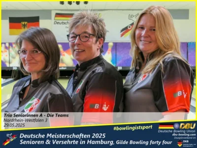 Foto des Albums: Fotoalbum 4 von den Deutschen Meisterschaften 2025 der Seniorinnen, Senioren & Versehrte in Hamburg, Gilde Bowling forty four
