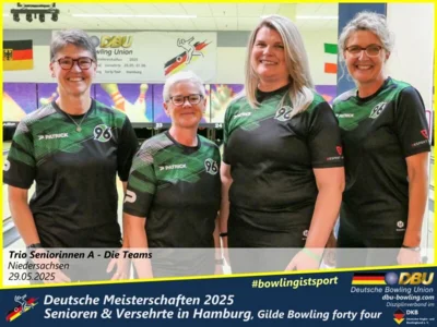 Foto des Albums: Fotoalbum 4 von den Deutschen Meisterschaften 2025 der Seniorinnen, Senioren & Versehrte in Hamburg, Gilde Bowling forty four
